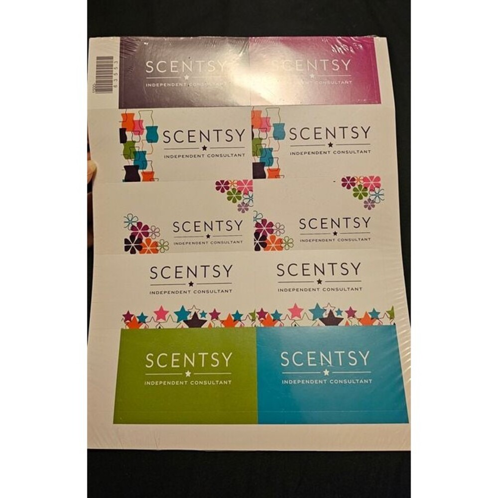 NEW Scentsy Independent Consultant Blank Business Cards - Consultant Supplies
